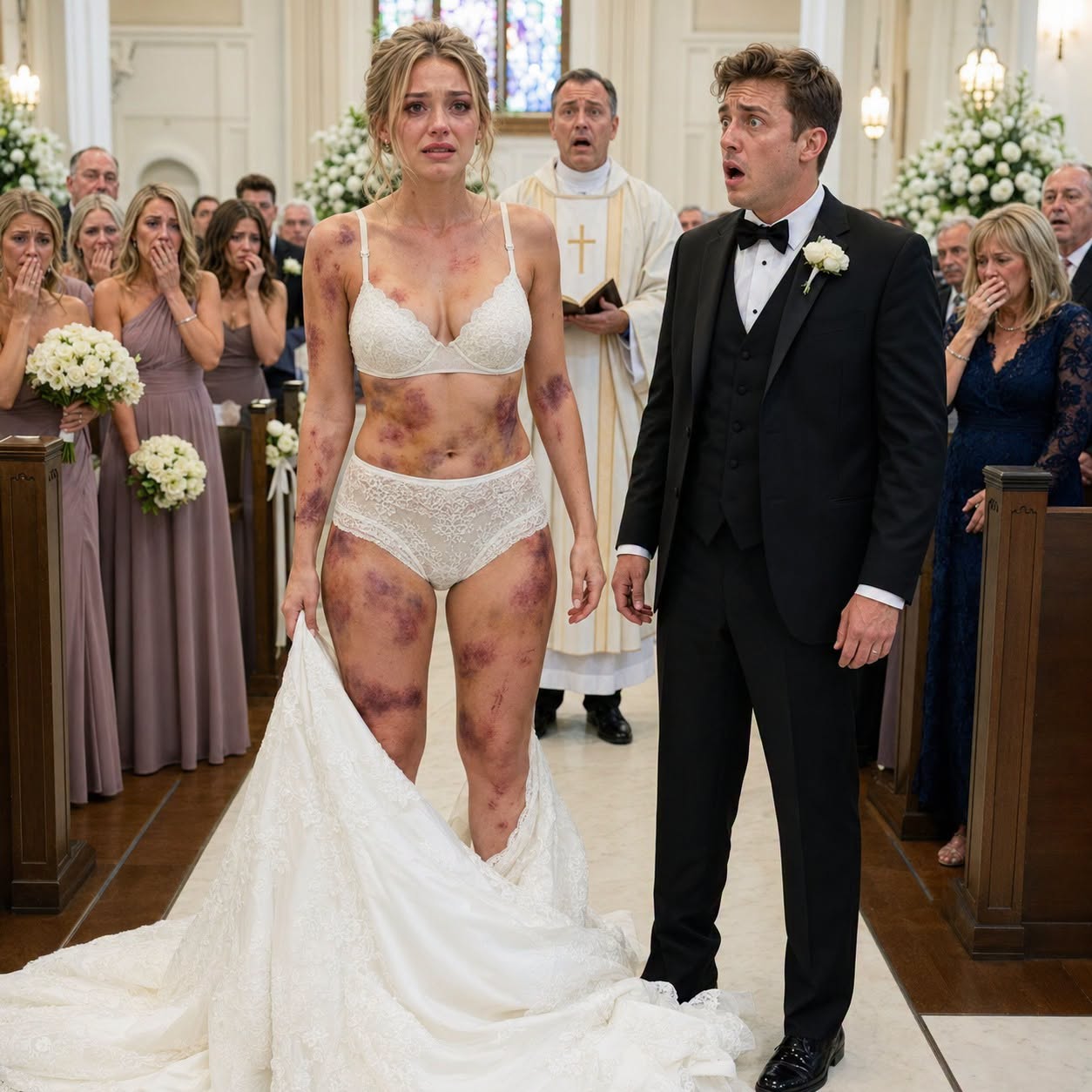THE BRIDE WHO TURNED HER WEDDING INTO A CRIME SCENE