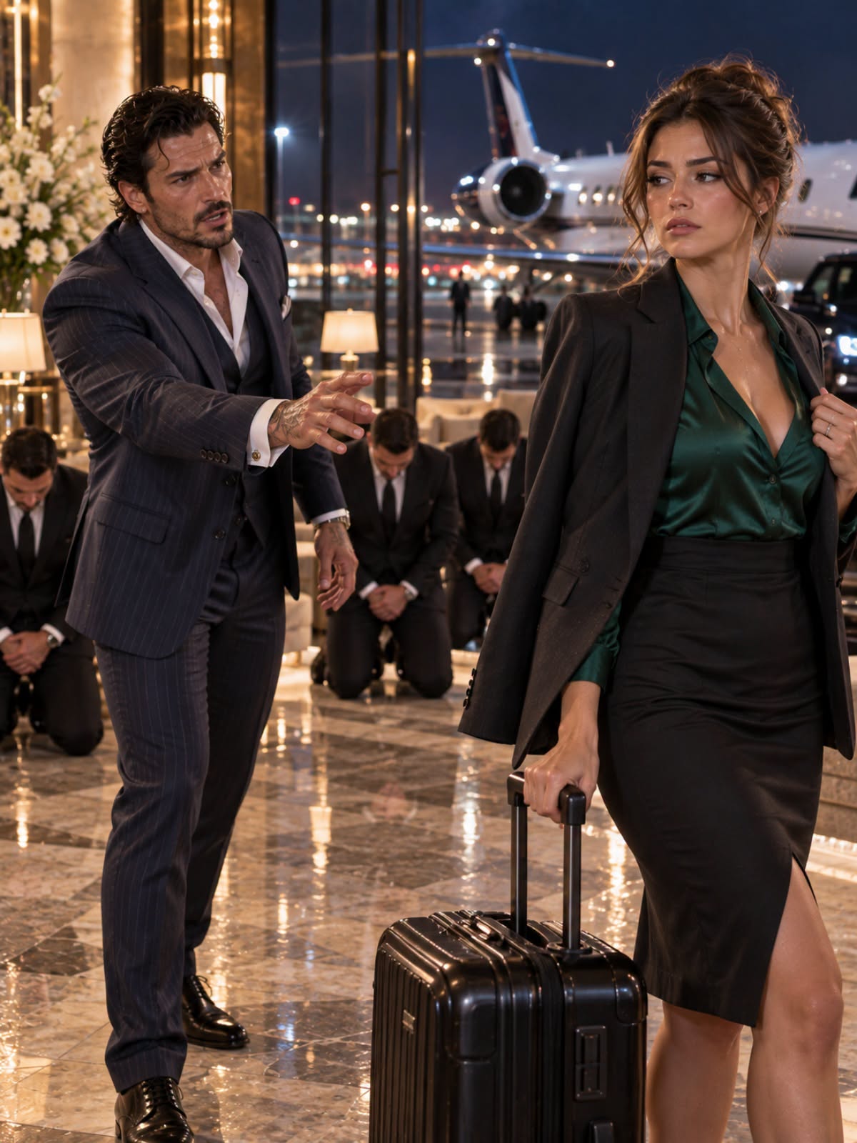 THE MAFIA BOSS THOUGHT I WAS RUNNING FROM THREE MEN AT JFK—THEN THE WORLD’S DEADLIEST ASSASSINS KNELT AT GATE 17 BEFORE HE EVEN ASKED WHY I KNEW HIS NAME