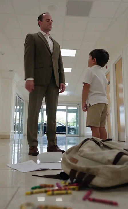 THE HEADMASTER THREW AWAY MY SON’S BACKPACK—THEN FIVE BLACK SEDANS BLOCKED THE SCHOOL GATES