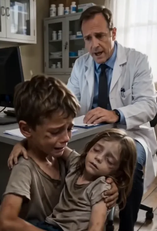 THE BOY WHO CARRIED HIS DYING SISTER INTO THE CLINIC WITH NOTHING BUT ONE LAST HOPE