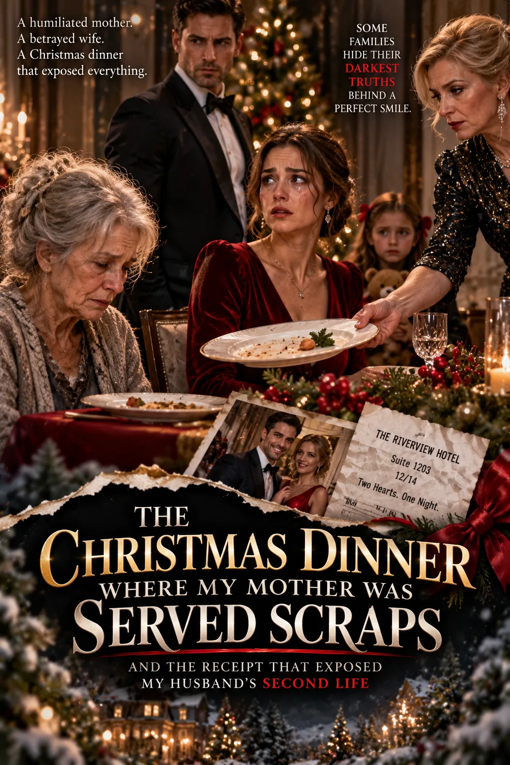 THE CHRISTMAS DINNER WHERE MY MOTHER WAS SERVED SCRAPS—AND THE RECEIPT THAT EXPOSED MY HUSBAND'S SECOND LIFE