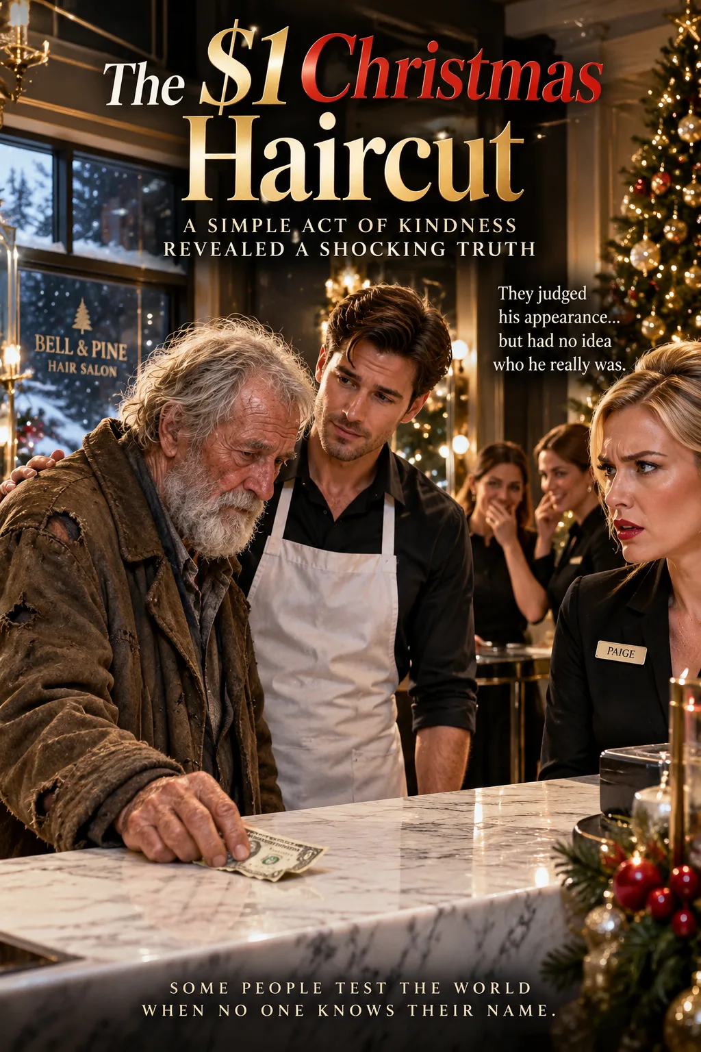 THE ONE-DOLLAR CHRISTMAS HAIRCUT—THE OLD MAN THEY THREW OUT CAME BACK WITH THE DEED