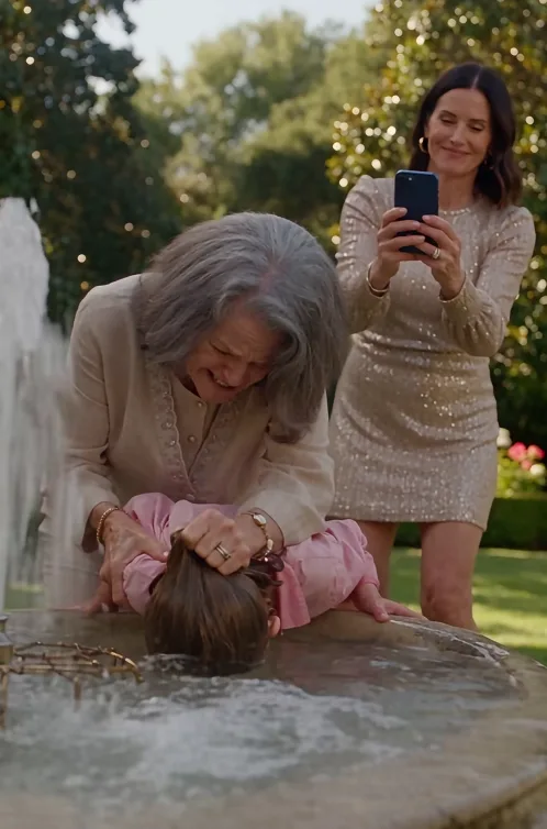 He Came Home Early and Found His Little Girl Crying in the Fountain—Then She Whispered, “They Do This Every Day”