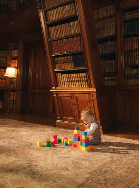 He Fired the Nanny After the Bookcase Nearly Crushed His Little Girl—Then He Reached Into His Stepbrother’s Jacket