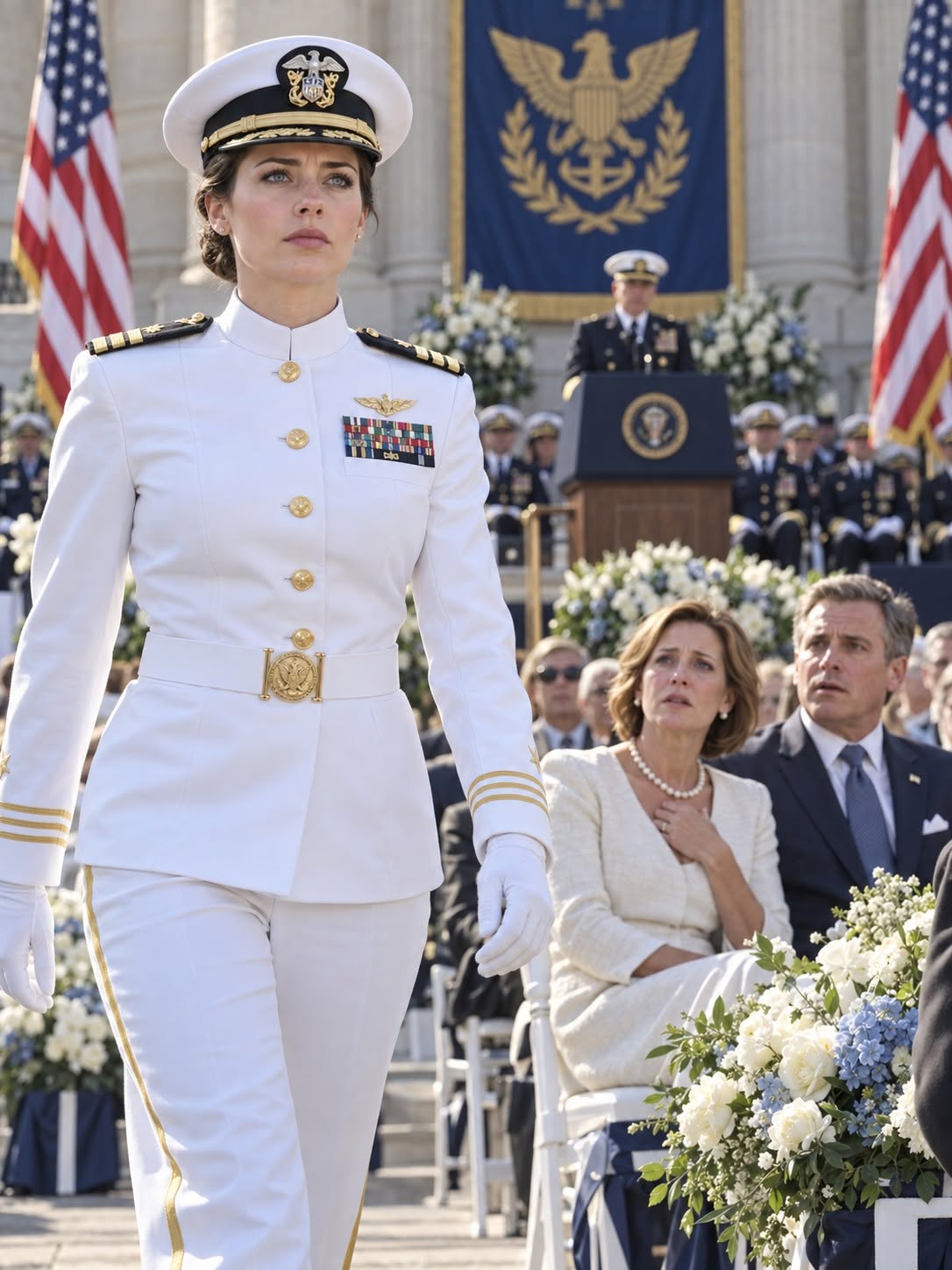 MY FATHER GAVE MY ONLY VIP GRADUATION INVITATION TO MY STEPSISTER—THEN SHOVED ME INTO THE RAIN AND SAID, “YOU’RE EMBARRASSING US,” BEFORE THE COMMANDANT ASKED, “WHY IS OUR TOP GRADUATE STANDING OUTSIDE?”