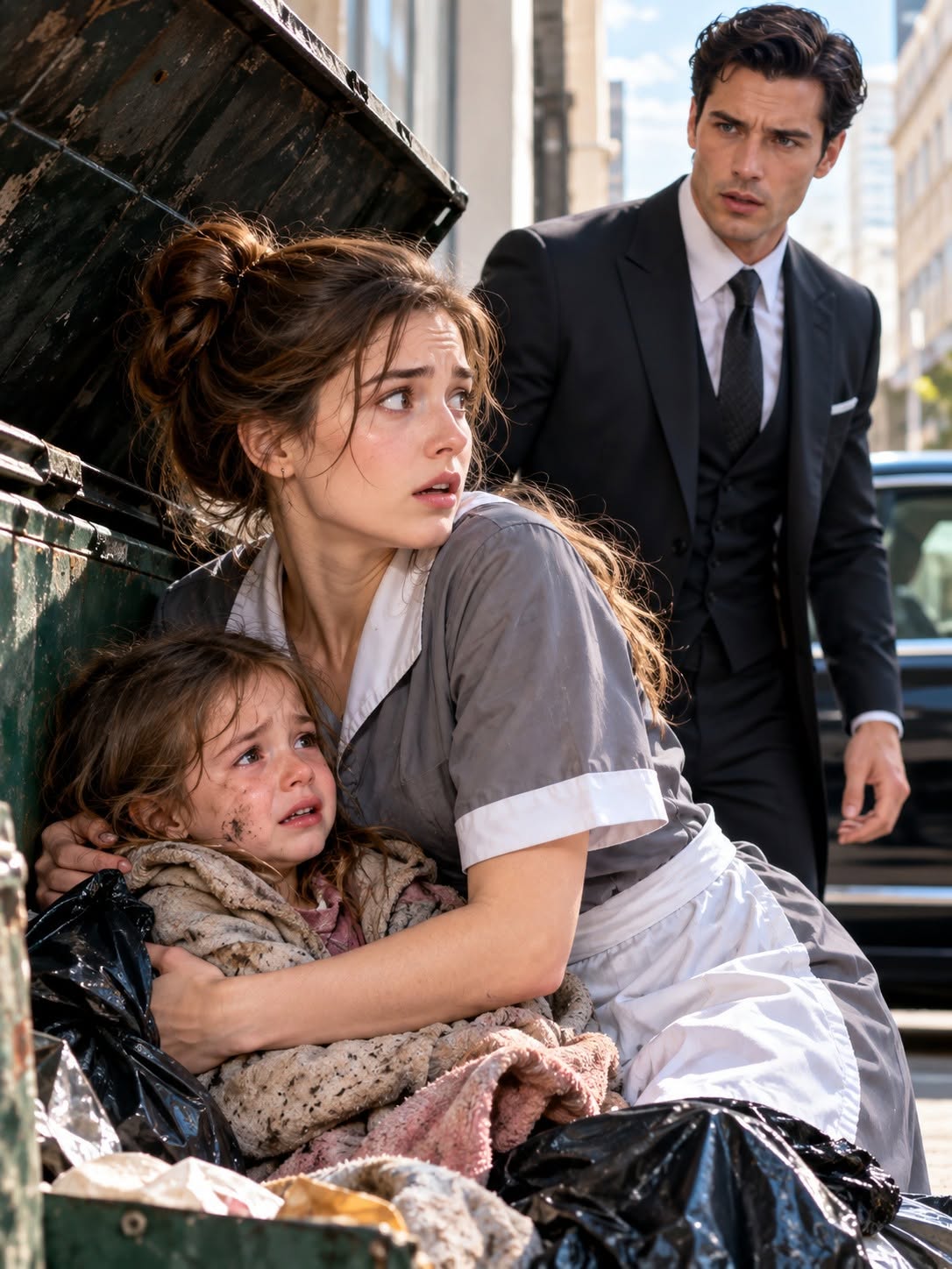AT 3 A.M., I FOUND A BABY FREEZING INSIDE A HOTEL LAUNDRY CART—BY SUNRISE, THE MAFIA BOSS EVERYONE FEARED WAS AT MY DOOR