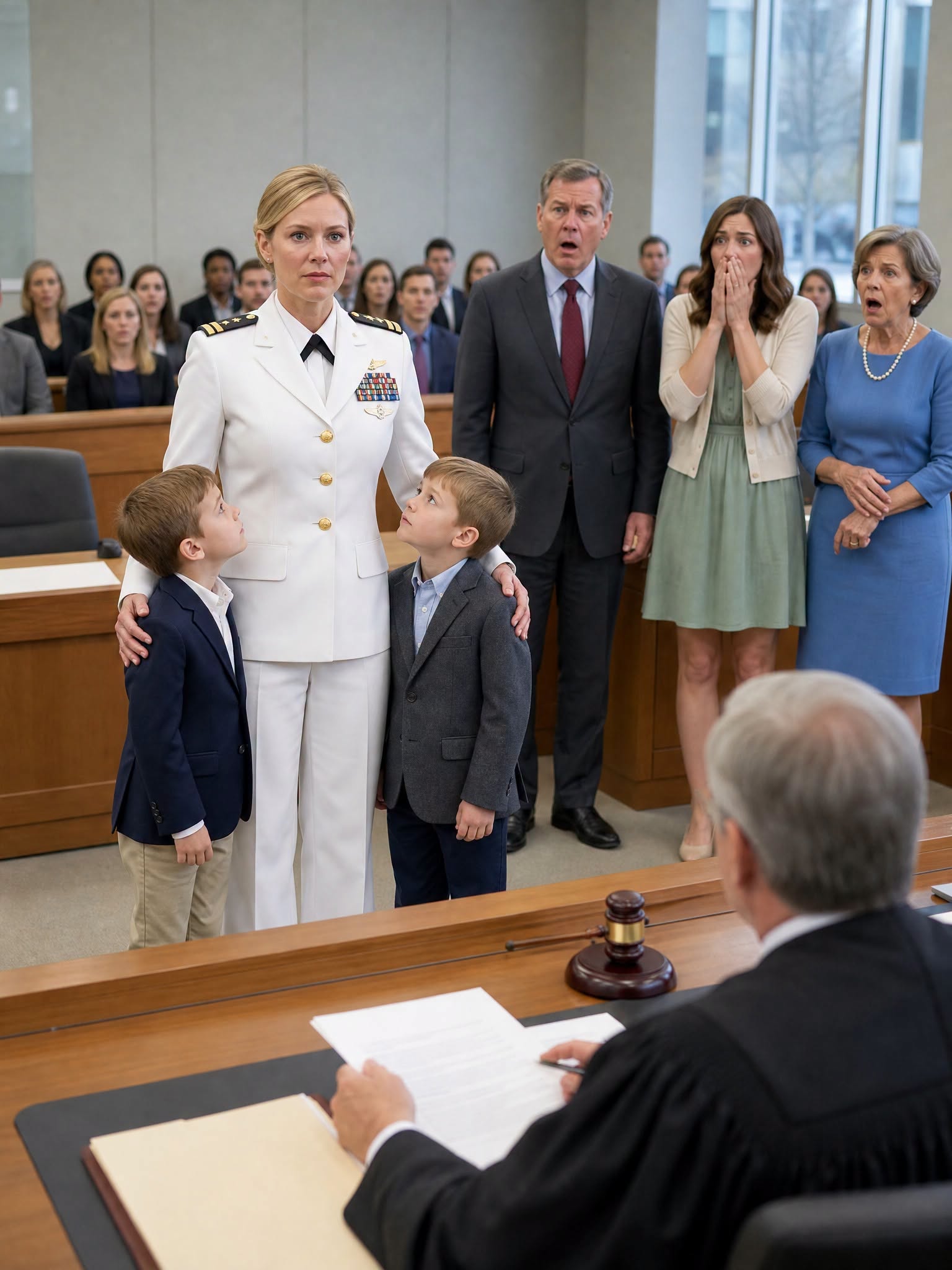 MY HUSBAND CALLED ME A BROKE HOUSEWIFE IN DIVORCE COURT—THEN THE JUDGE OPENED THE ENVELOPE I’D KEPT FOR TWELVE YEARS