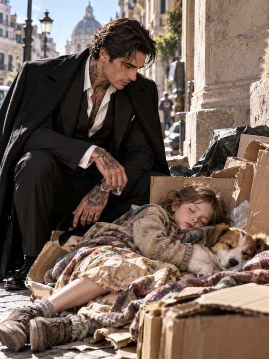 I Found a Little Girl Sleeping Beside a Dog in the Trash—Then She Whispered My Dead Sister’s Name