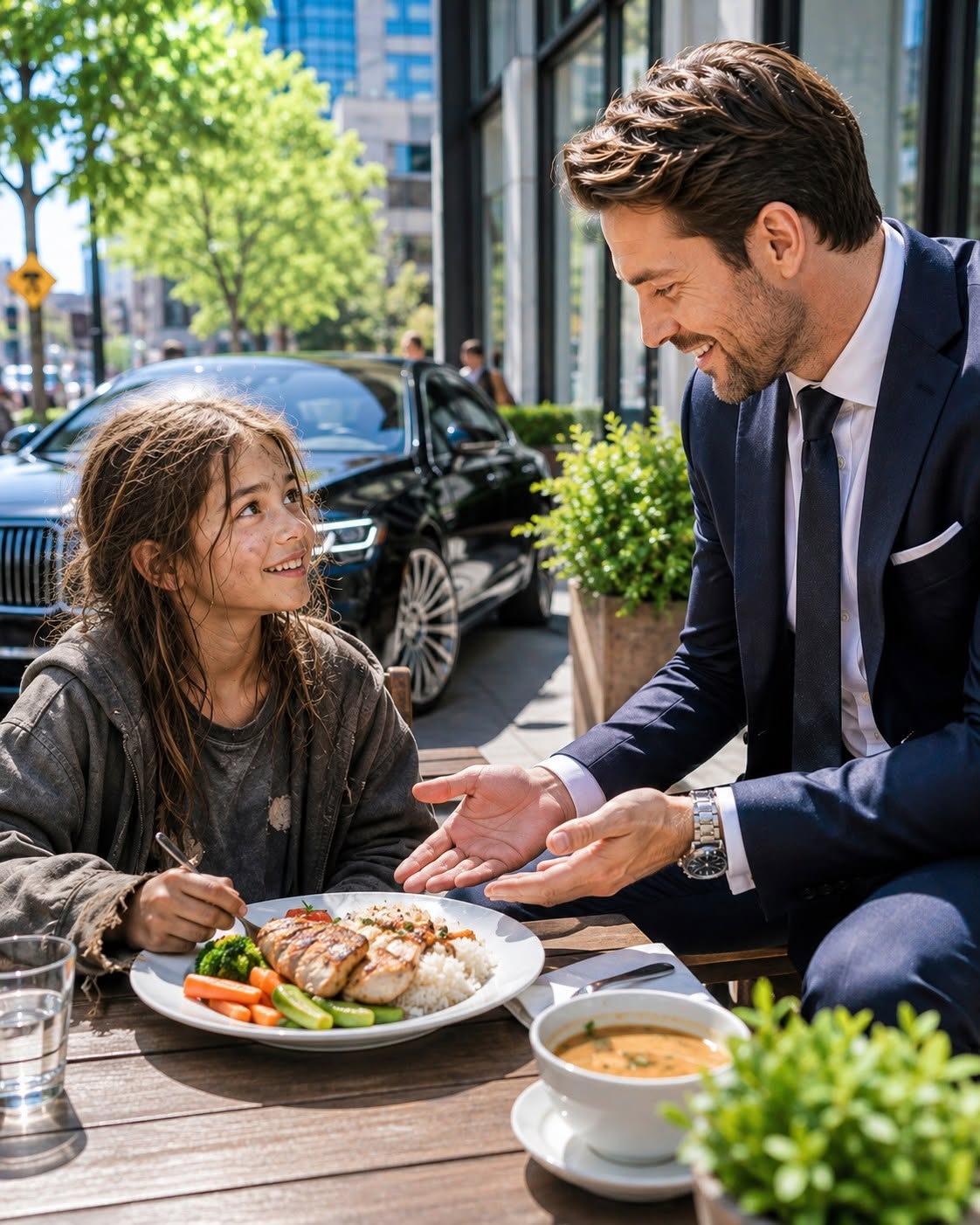THE GIRL WHO CHOSE MY TABLE
