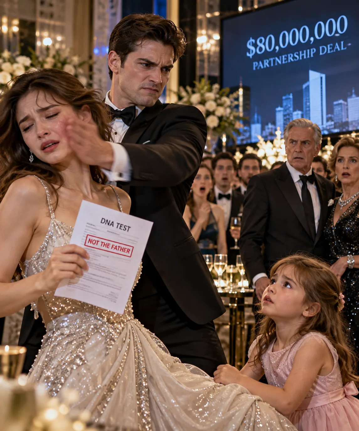 My Husband Slapped Me at His Company Gala Over a Fake DNA Test—So I Made One Call That Froze His Family’s $80 Million Deal