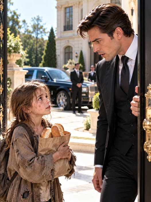 A LITTLE GIRL CAME TO MY BILLION-DOLLAR MANSION ASKING FOR BREAD—THEN SHE WHISPERED THE NAME MY DEAD DAUGHTER USED FOR ME