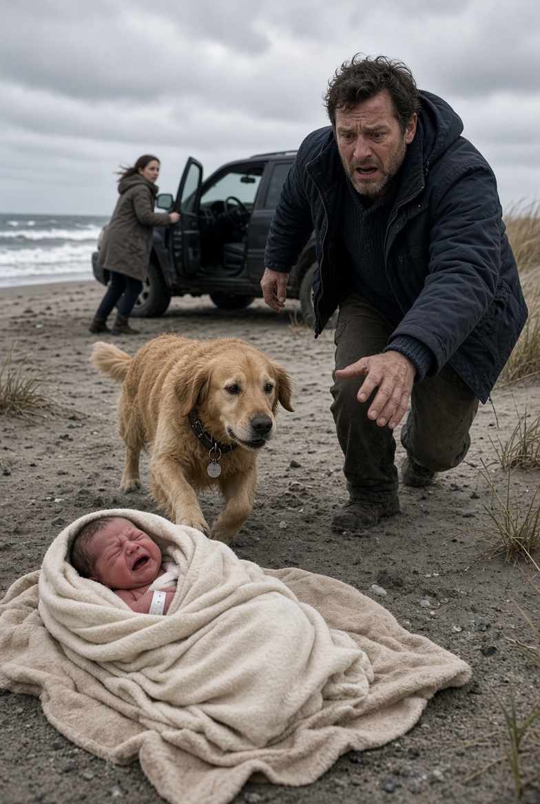 I Found a Newborn Crying on a Frozen Beach—Then I Saw My Dead Wife’s Secret Name on His Wrist