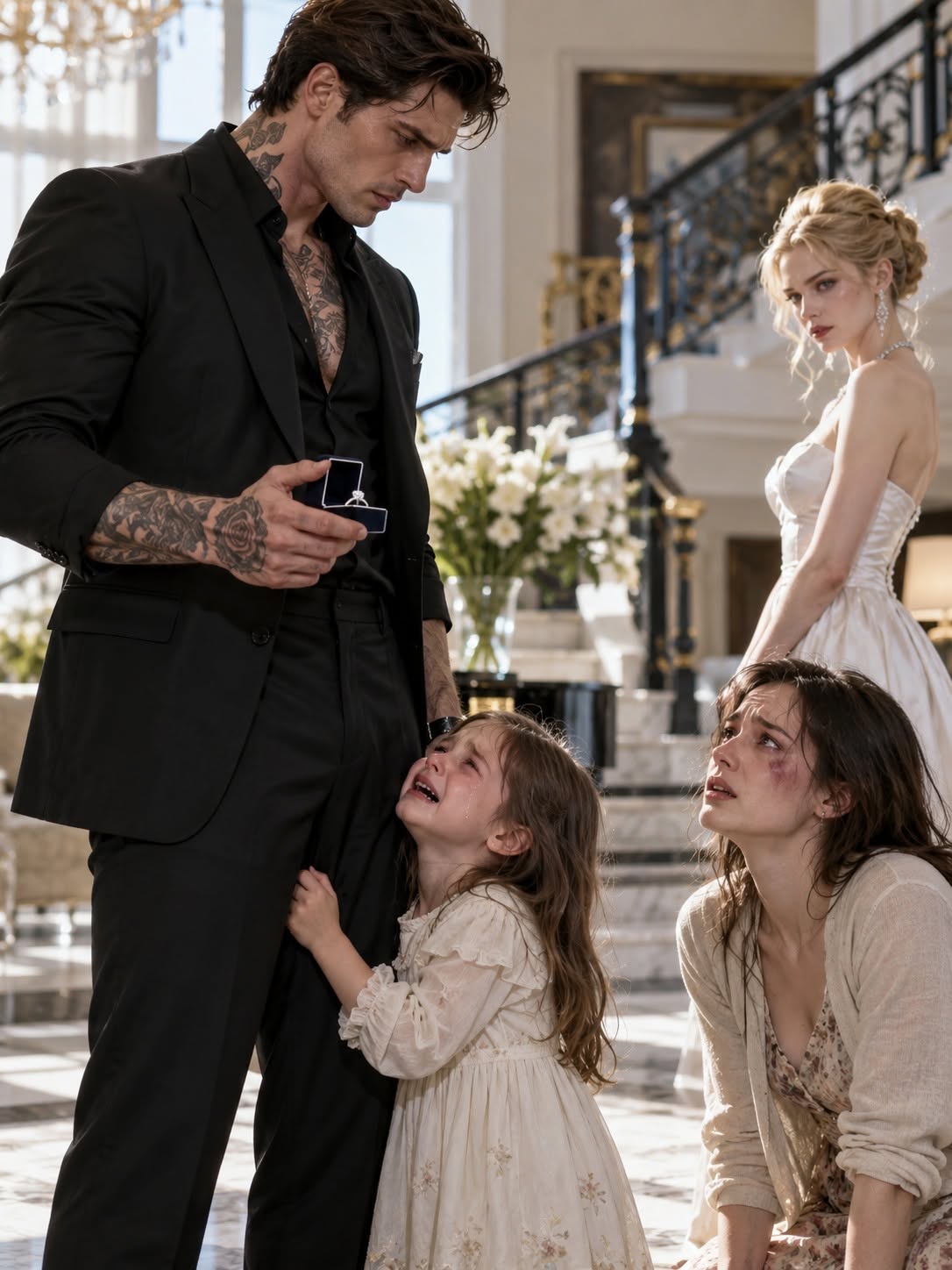 The Mob Boss Came Home With a Ring — a Crying Little Girl Begged Him to Save Her Mother From His Own Fiancée