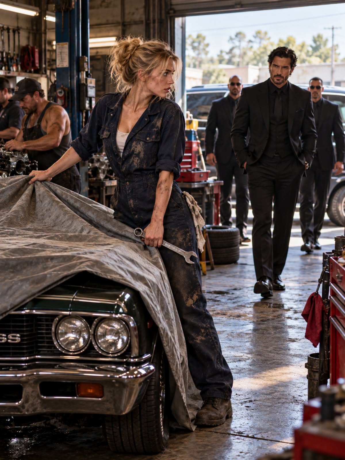 THEY THREATENED MY GARAGE—THEN THE MAFIA BOSS SAW MY FATHER’S WRENCH