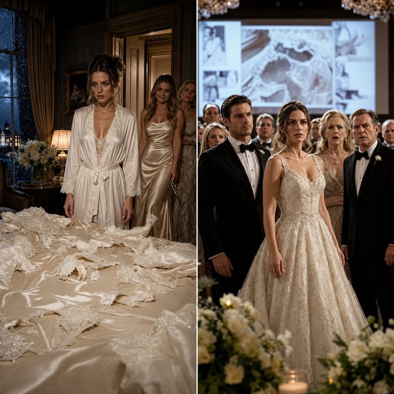 THE SILK IN PIECES