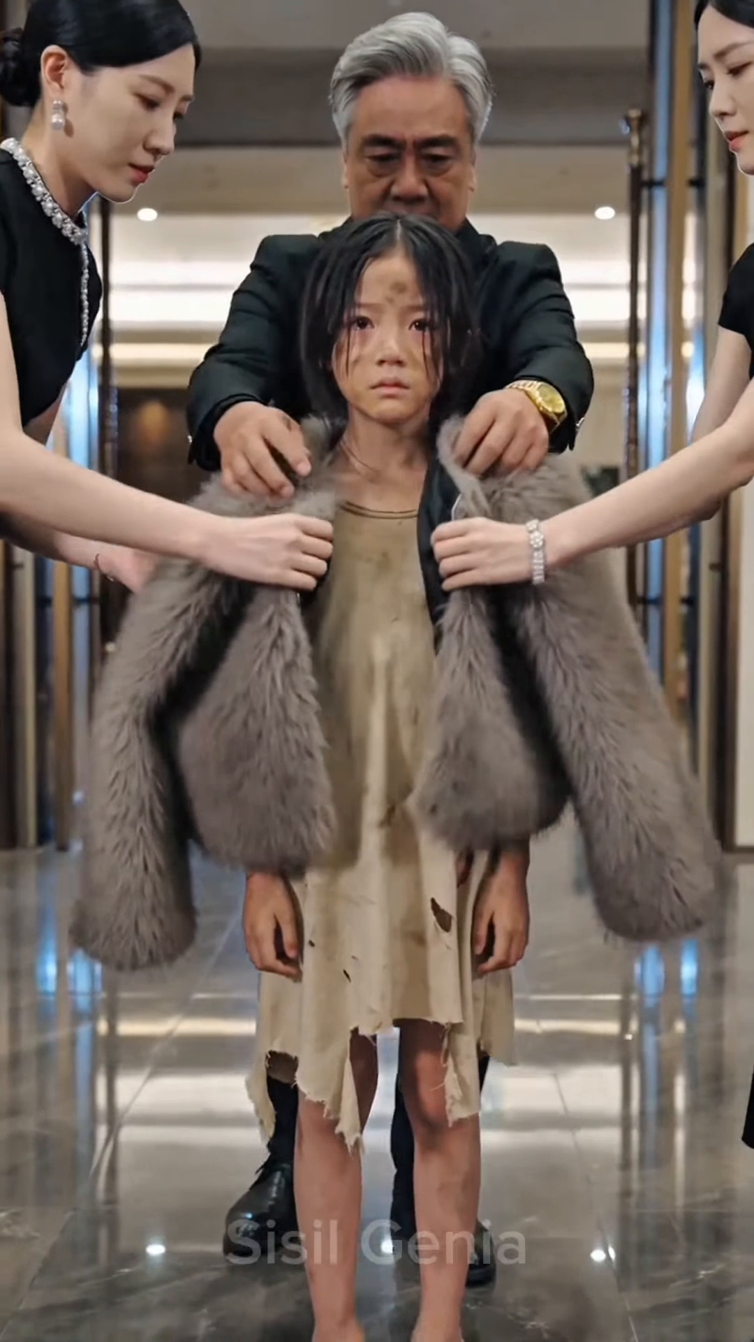 THE LITTLE GIRL WHO WALKED INTO THE PARTY