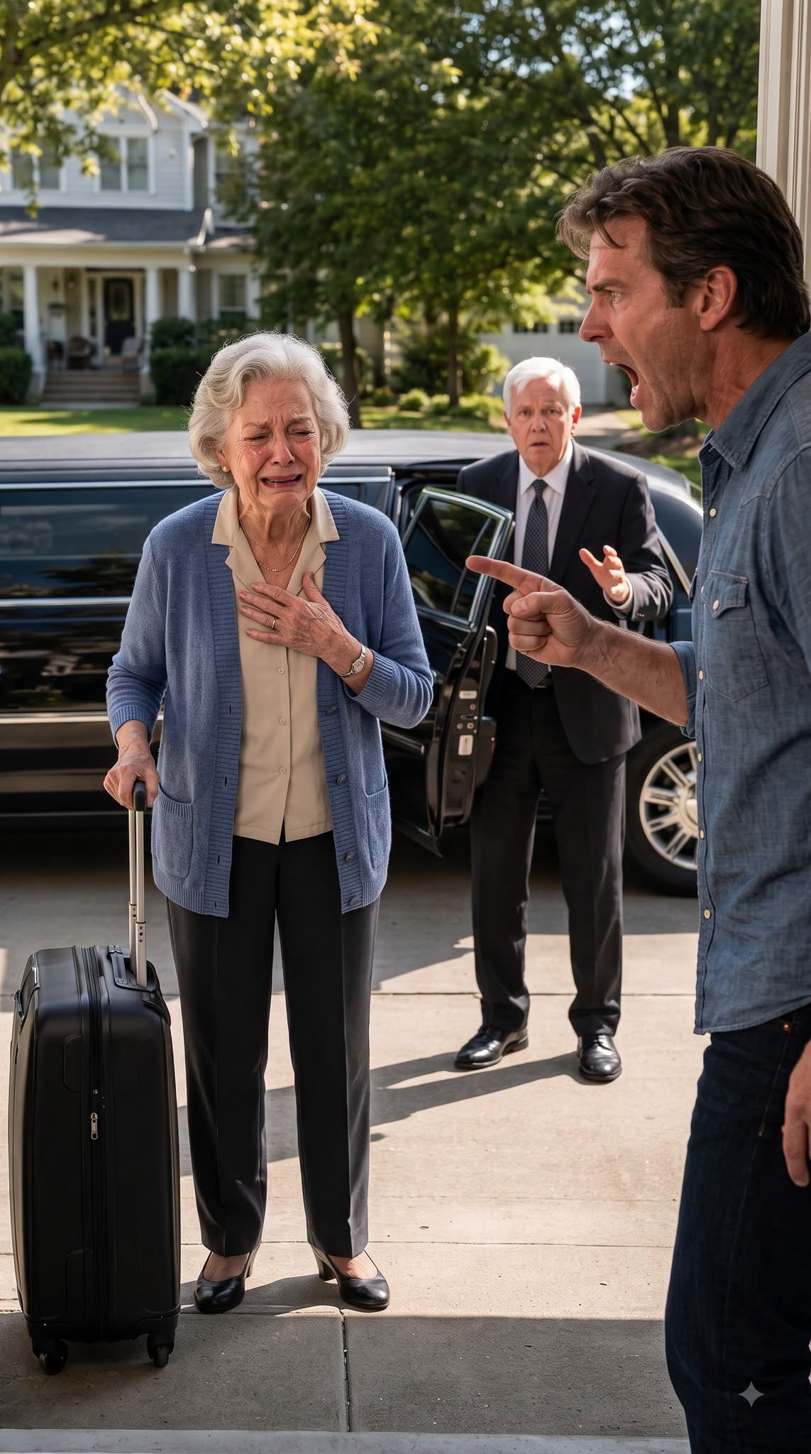 THE ARRIVAL AT THE DRIVEWAY 🚘⚖️
