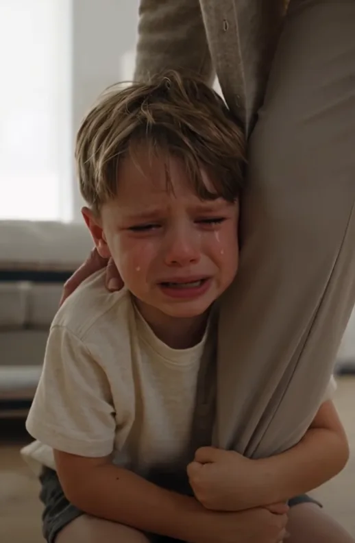THE DAY HIS SON WOULDN'T LET GO