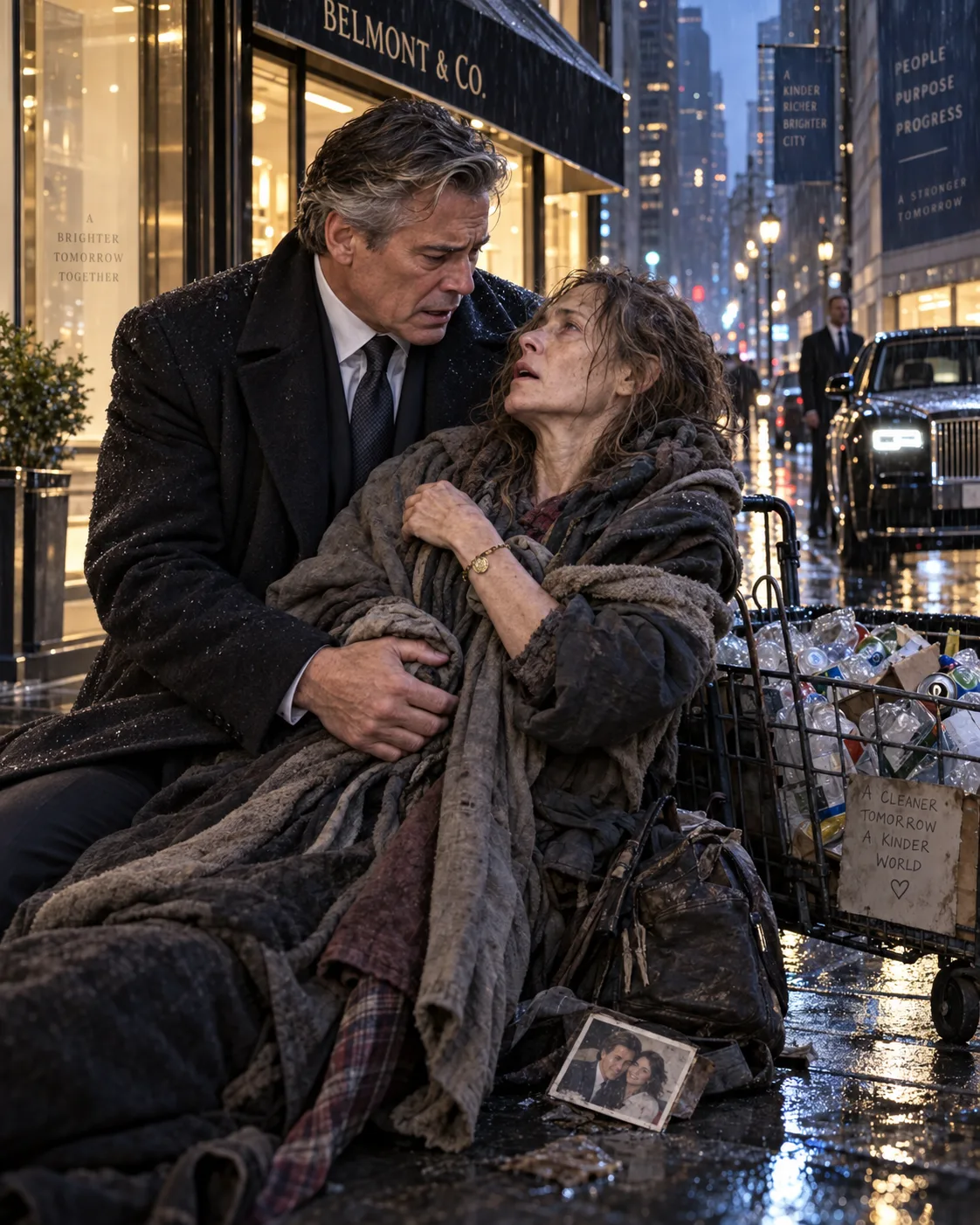 THE BILLIONAIRE THOUGHT HIS WIFE HAD BEEN DEAD FOR 20 YEARS—UNTIL A HOMELESS WOMAN DROPPED THEIR WEDDING PHOTO OUTSIDE HIS MANSION