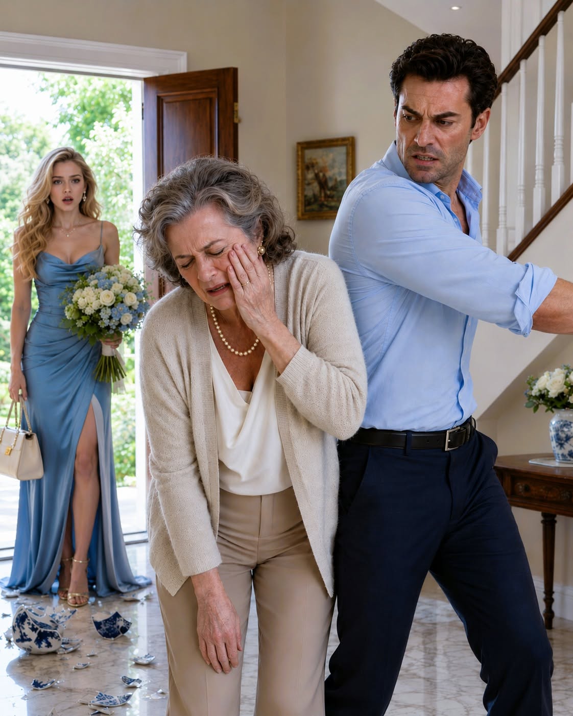 HE SLAPPED MY MOTHER AND TOLD ME TO CHOOSE—THEN I FOUND OUT WHY HE NEEDED HER GONE