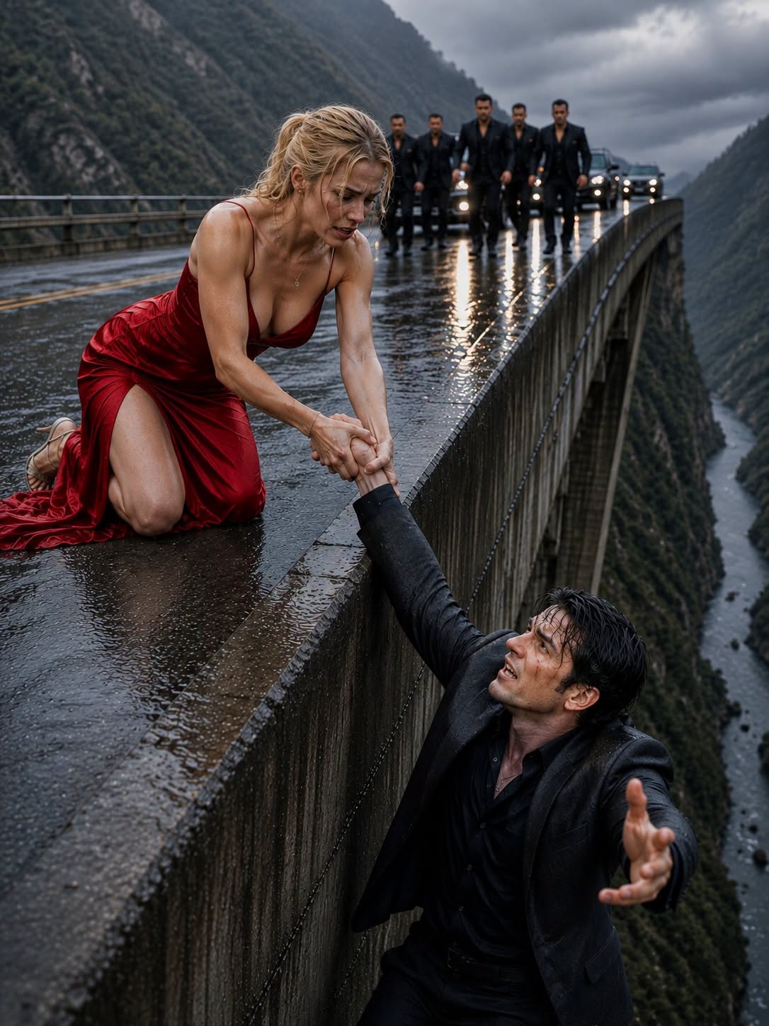 THE WAITRESS WHO CHASED A BILLIONAIRE INTO THE STORM