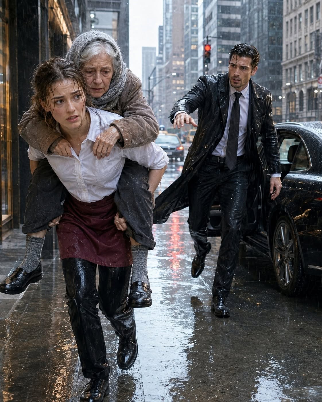 I LOST MY JOB SAVING AN OLD WOMAN IN THE RAIN—THEN HER BILLIONAIRE SON DISCOVERED WHO I WAS