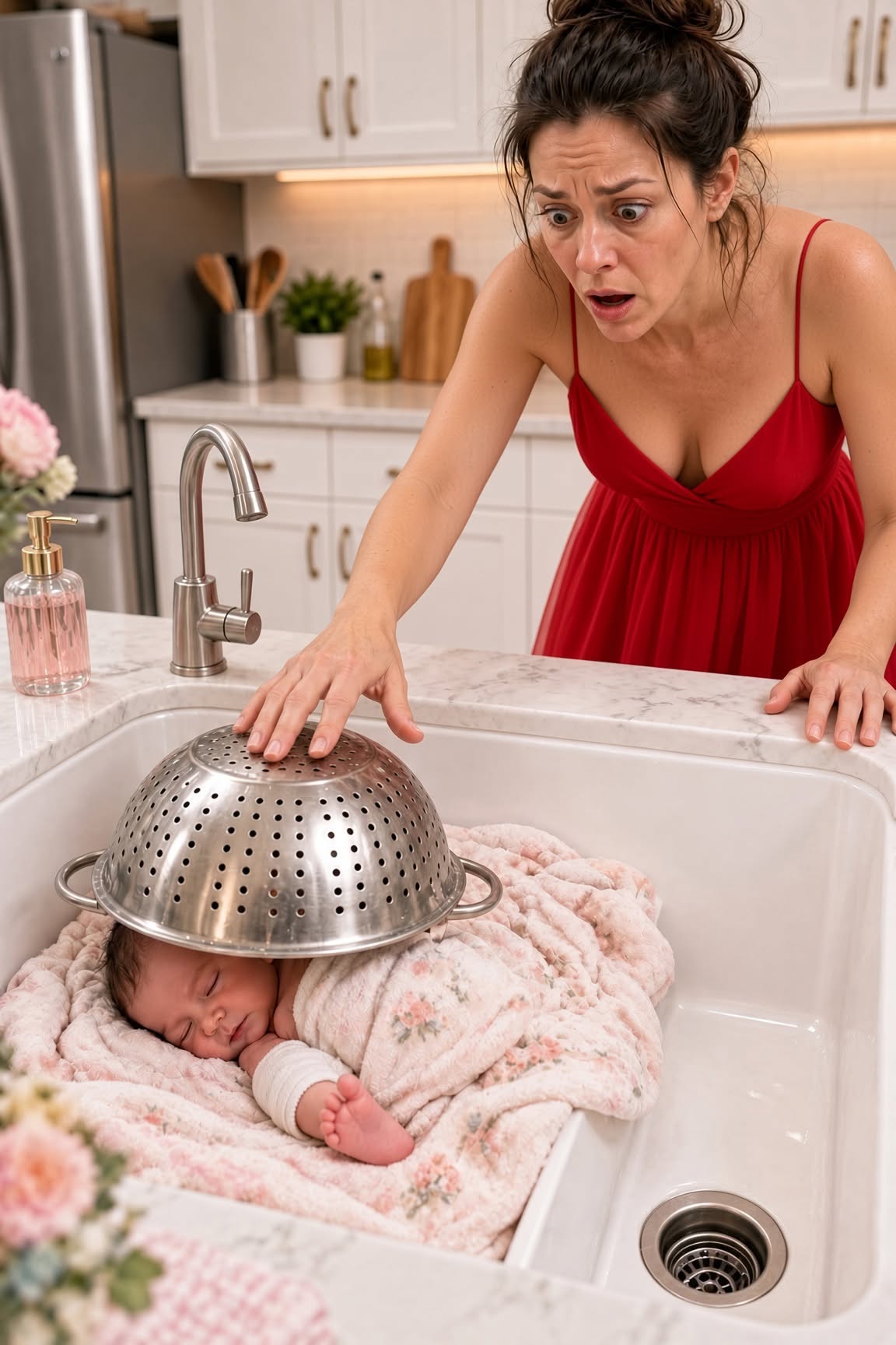 I FOUND THE NEWBORN HIDDEN UNDER A METAL COLANDER—THEN HIS FOSTER MOTHER ATTACKED ME FOR SAVING HIM