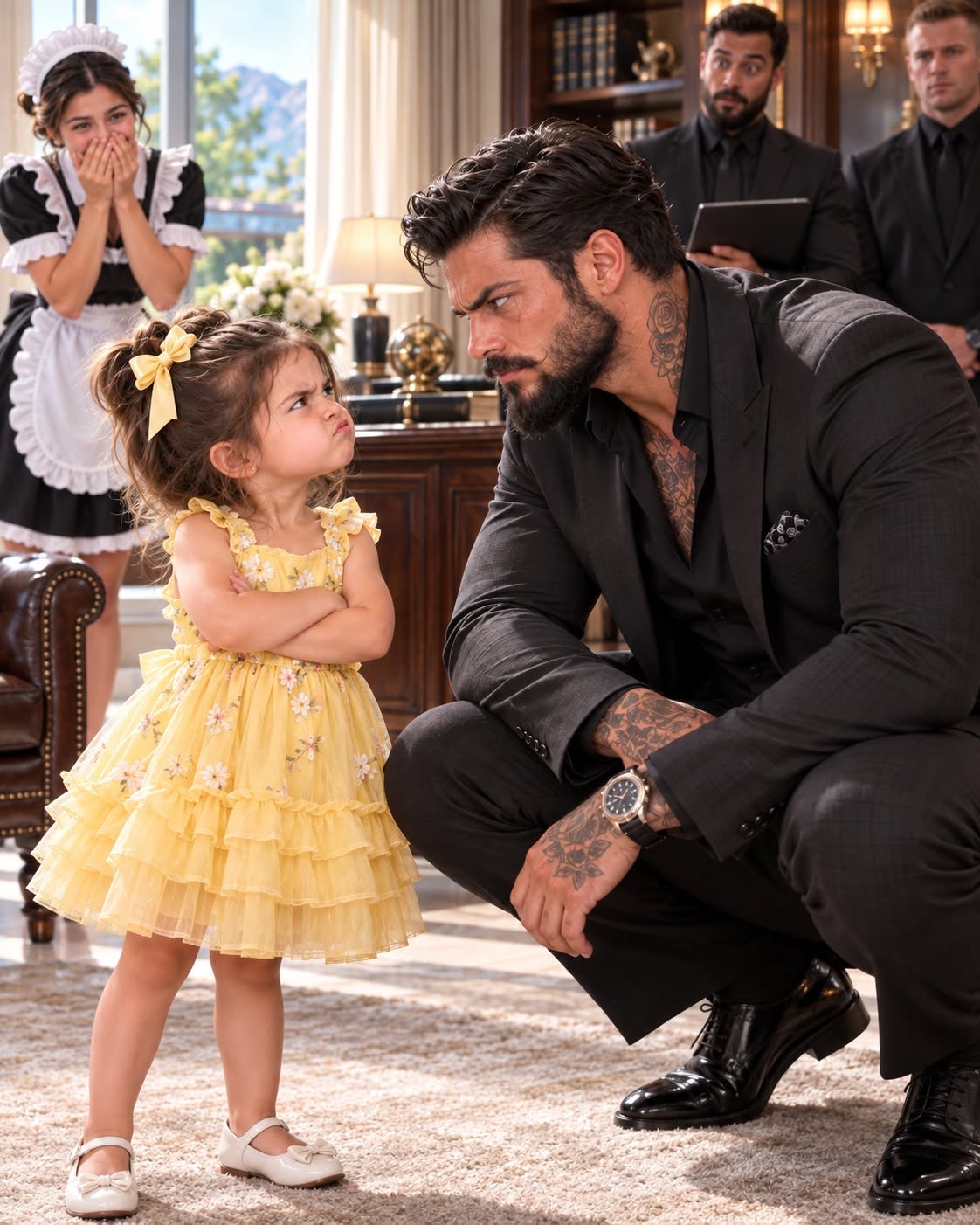 THE LITTLE GIRL WHO MADE THE MAFIA BOSS LAUGH