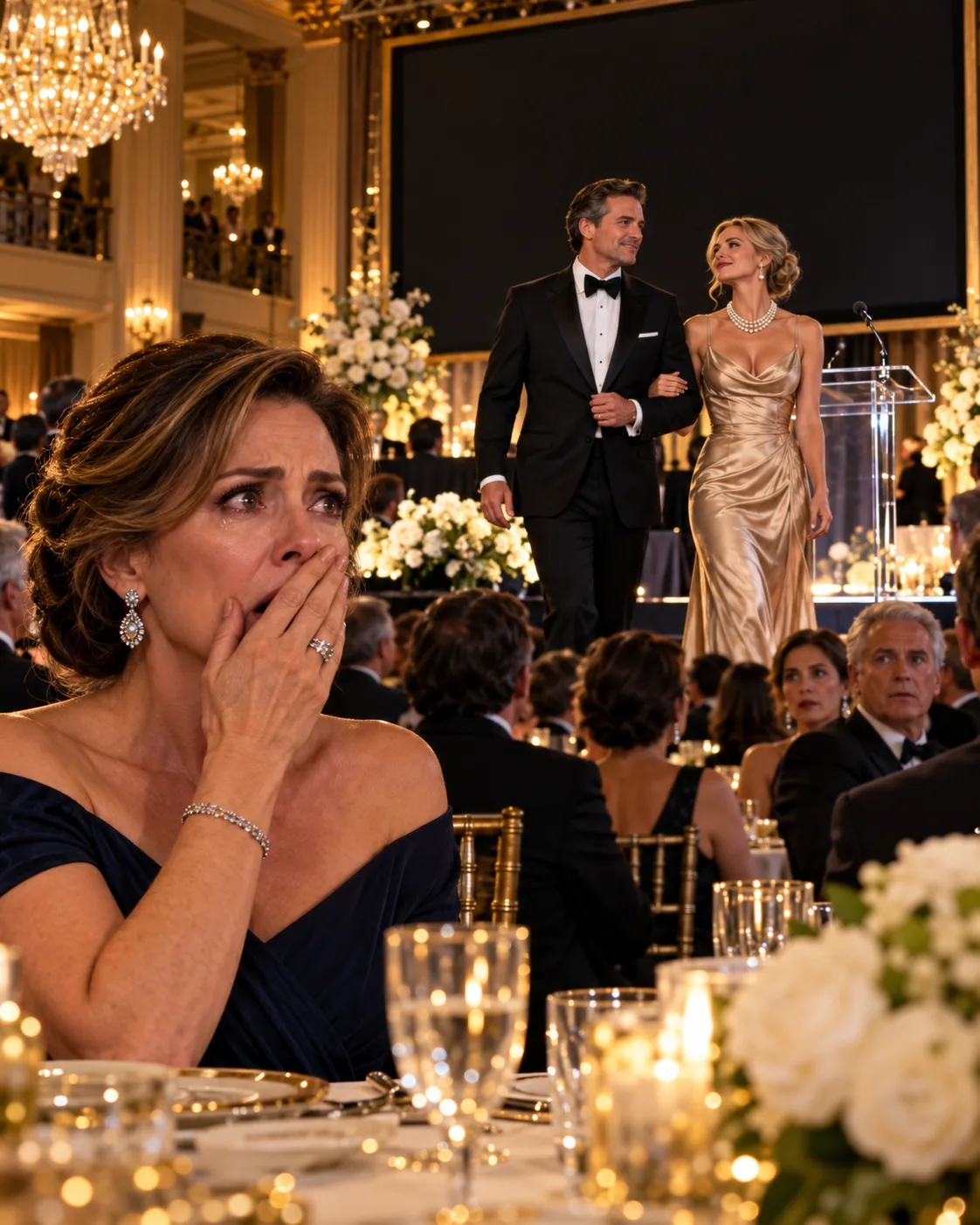 THE MAFIA BOSS’S AWARDS DINNER — HIS MISTRESS TOOK MY SEAT, THEN OUR DAUGHTER WALKED ONSTAGE