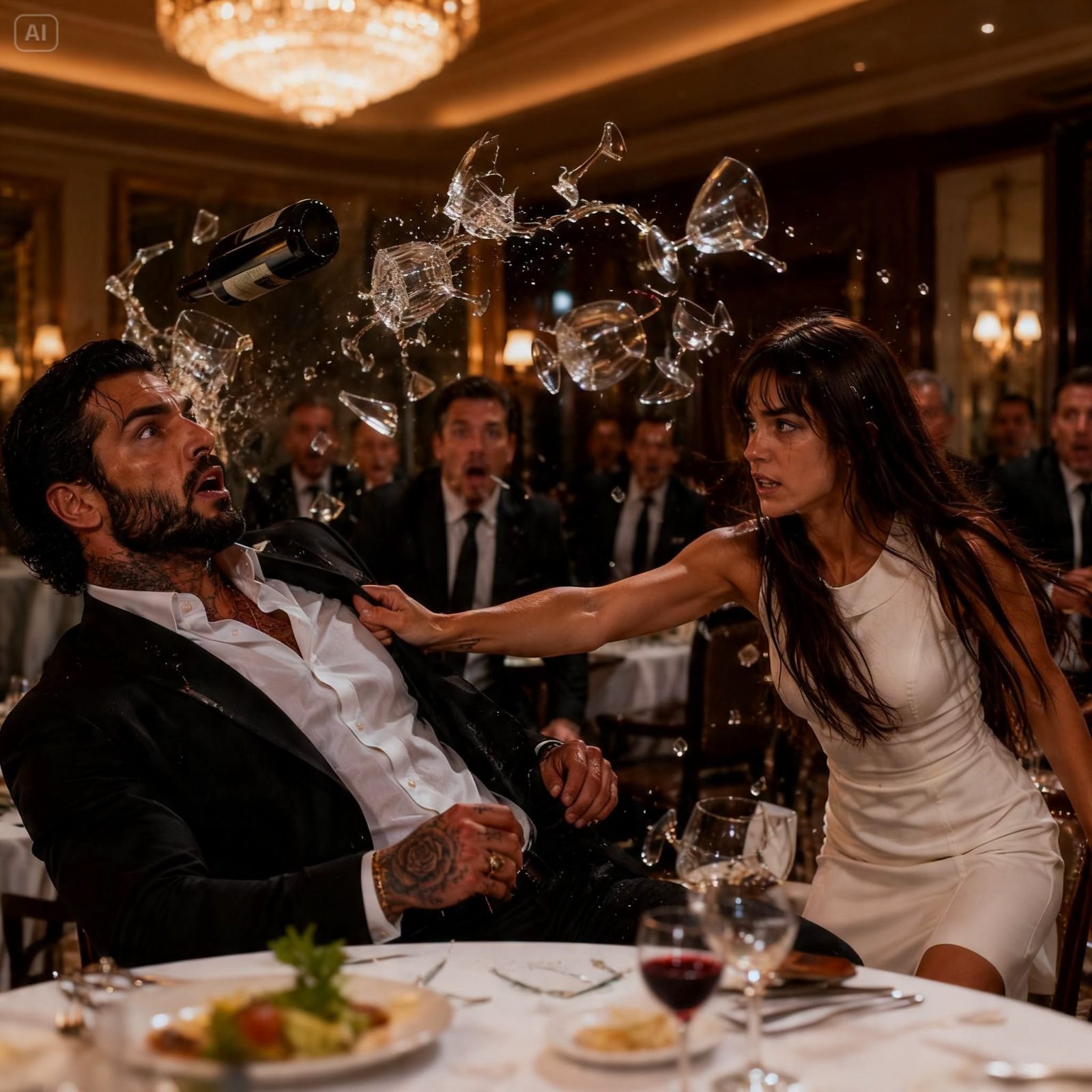 THE WAITRESS YANKED A MAFIA BOSS UNDER A DINER TABLE SECONDS BEFORE A BULLET TORE THROUGH HIS BOOTH—BUT SAVING DIMITRI VULOV’S LIFE MADE HER THE ONE WEAKNESS HIS ENEMIES COULD NOT WAIT TO USE