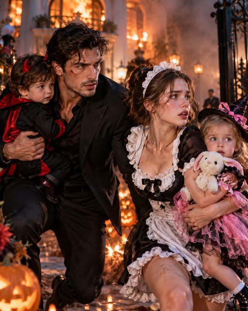 THE MAFIA BOSS LOCKED UP THE BABYSITTER WHO CARRIED TWO HALLOWEEN BABIES OUT OF A BURNING MANSION UNTIL THE DEAD MOTHER'S PHONE SHOWED THE LAST NUMBER SHE EVER CALLED