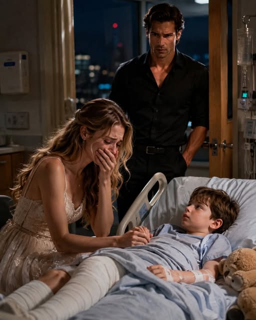 On my forty-eighth call, my billionaire husband finally answered while carousel music played behind him. Our five-year-old son was bleeding internally, surgeons were waiting for O-negative blood, and Grant Whitmore had personally signed away the emergency units—so he could reserve them for his first love’s daughter. “I’m busy, Mara.”