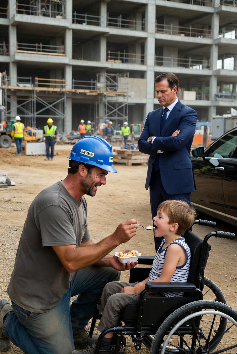 He Fed a Disabled Boy Every Day—Until a Luxury Car Revealed the Truth