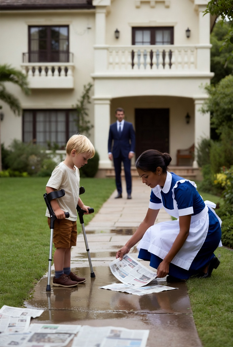 Millionaire Comes Home Early… And What He Sees in His Living Room Changes Everything