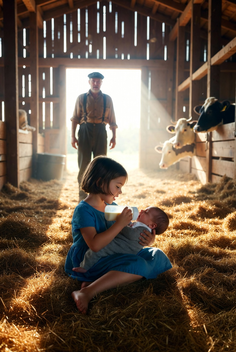 A 7-Year-Old Girl Asked a Rancher for Milk at Dawn… What He Discovered Broke His Heart