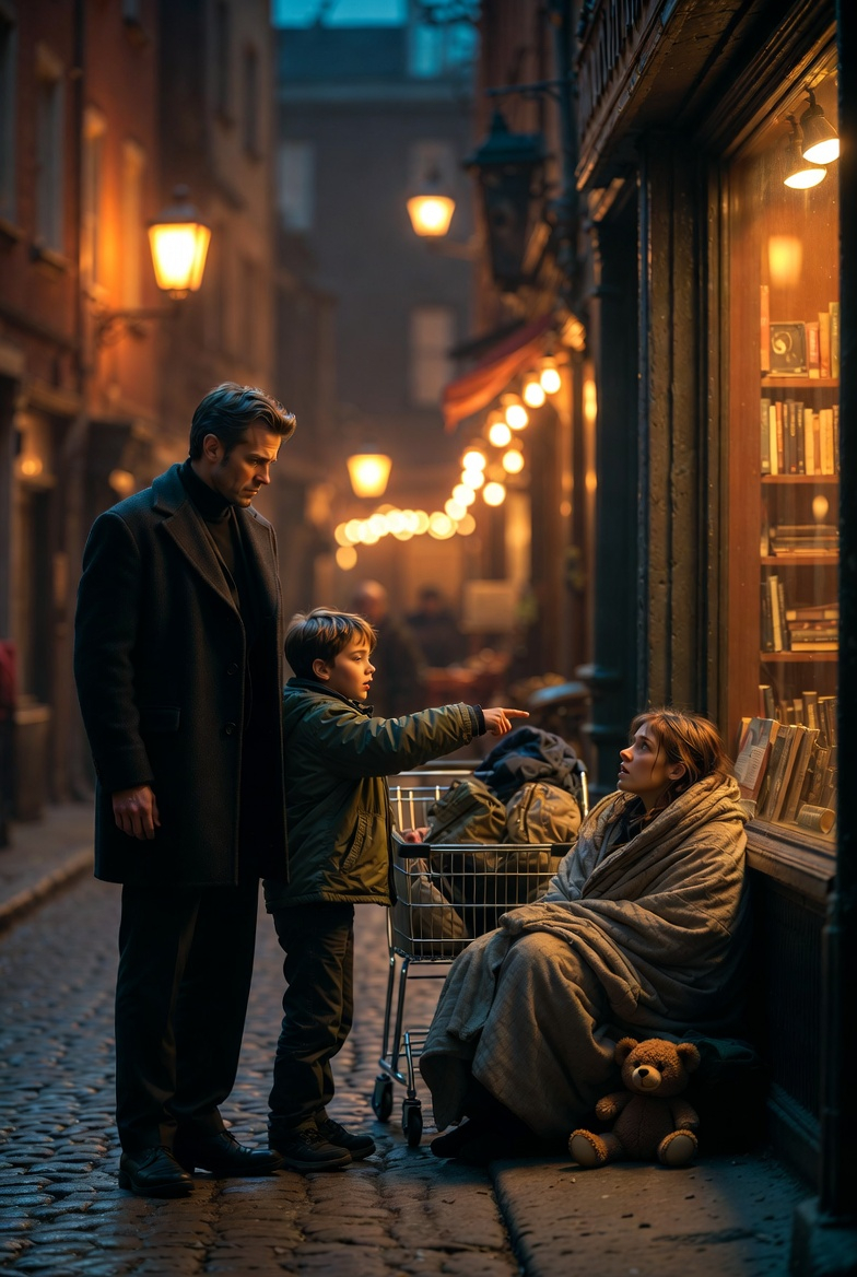 His Son Recognized a Homeless Woman… and Changed Everything in One Moment