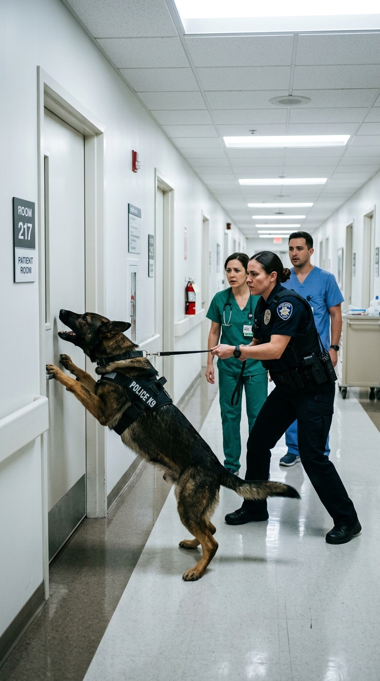 K9 Dog Refused to Leave Room 207… What They Found Inside Shocked Everyone