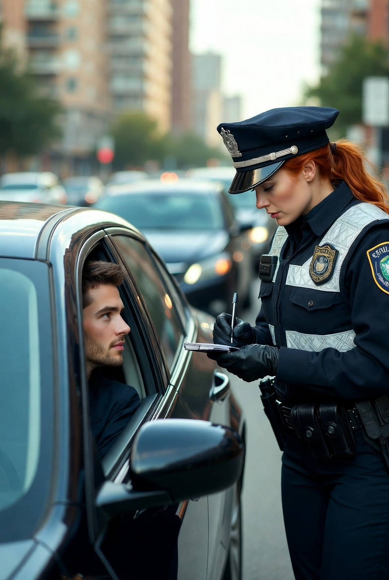 She Fined a Millionaire’s Luxury Car Without Fear… His Reaction Changed Her Life Forever