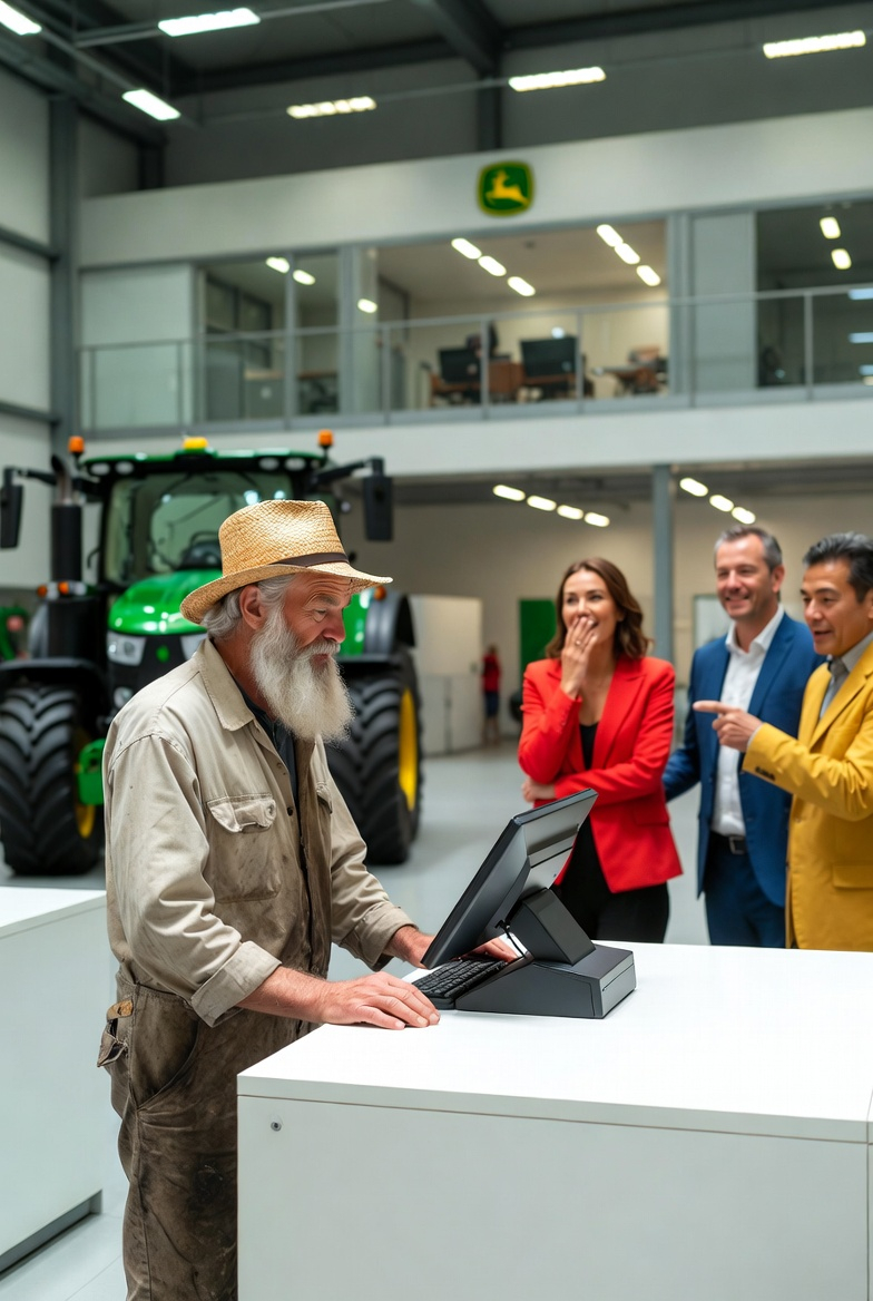 They Mocked the Farmer’s Card… Until It Revealed He Could Buy the Entire Company