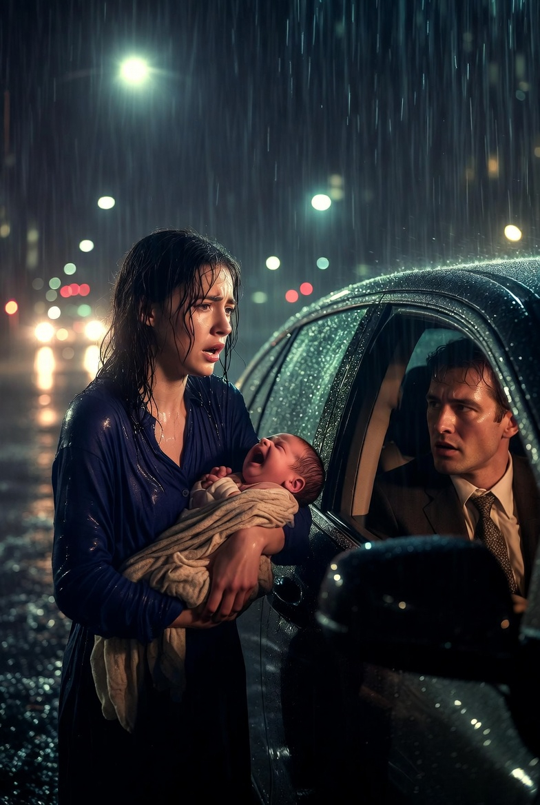 He Ignored Her Plea in the Rain—Years Later, She Became His Only Salvation