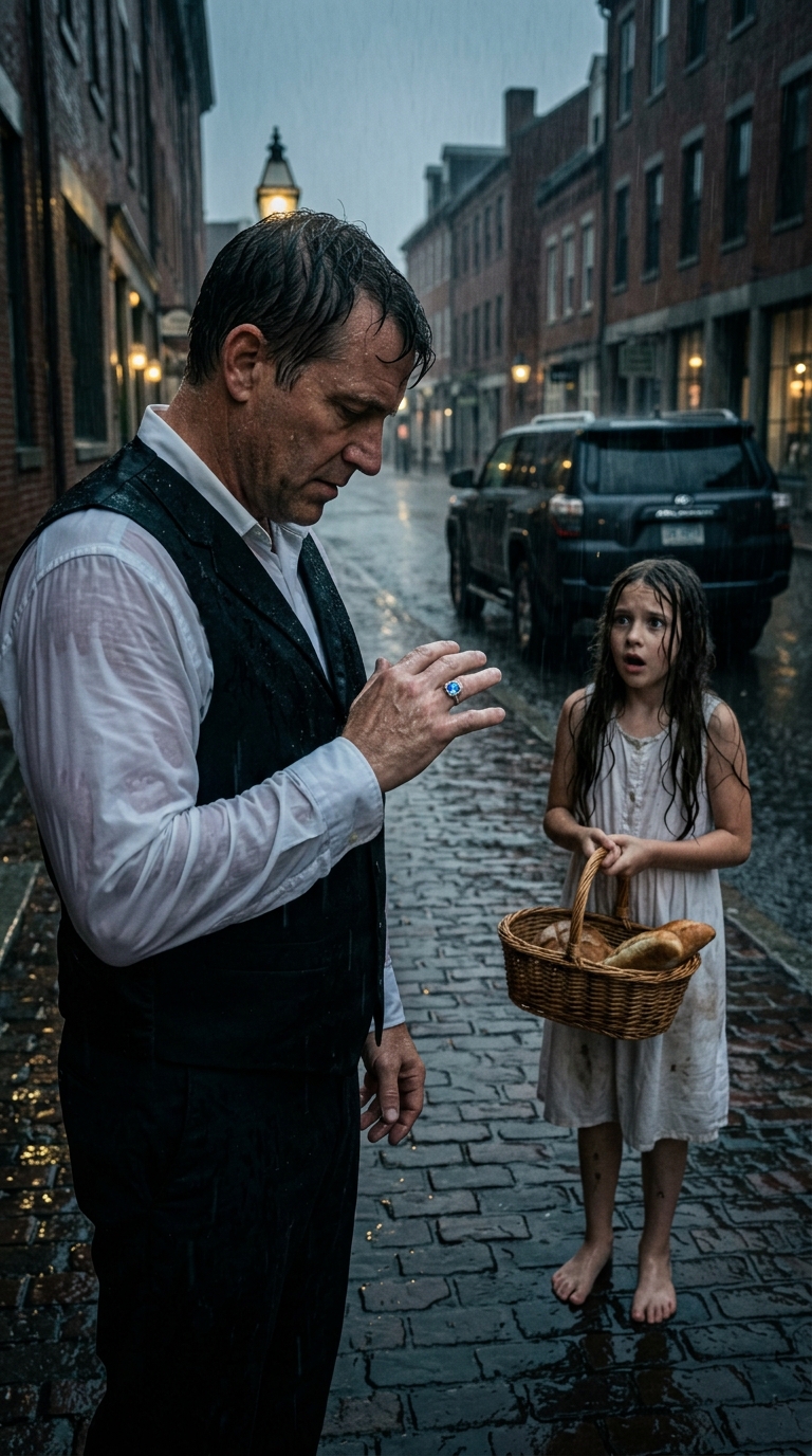 He Saw a Familiar Ring on a Bread-Selling Girl… What He Discovered Changed His Life Forever