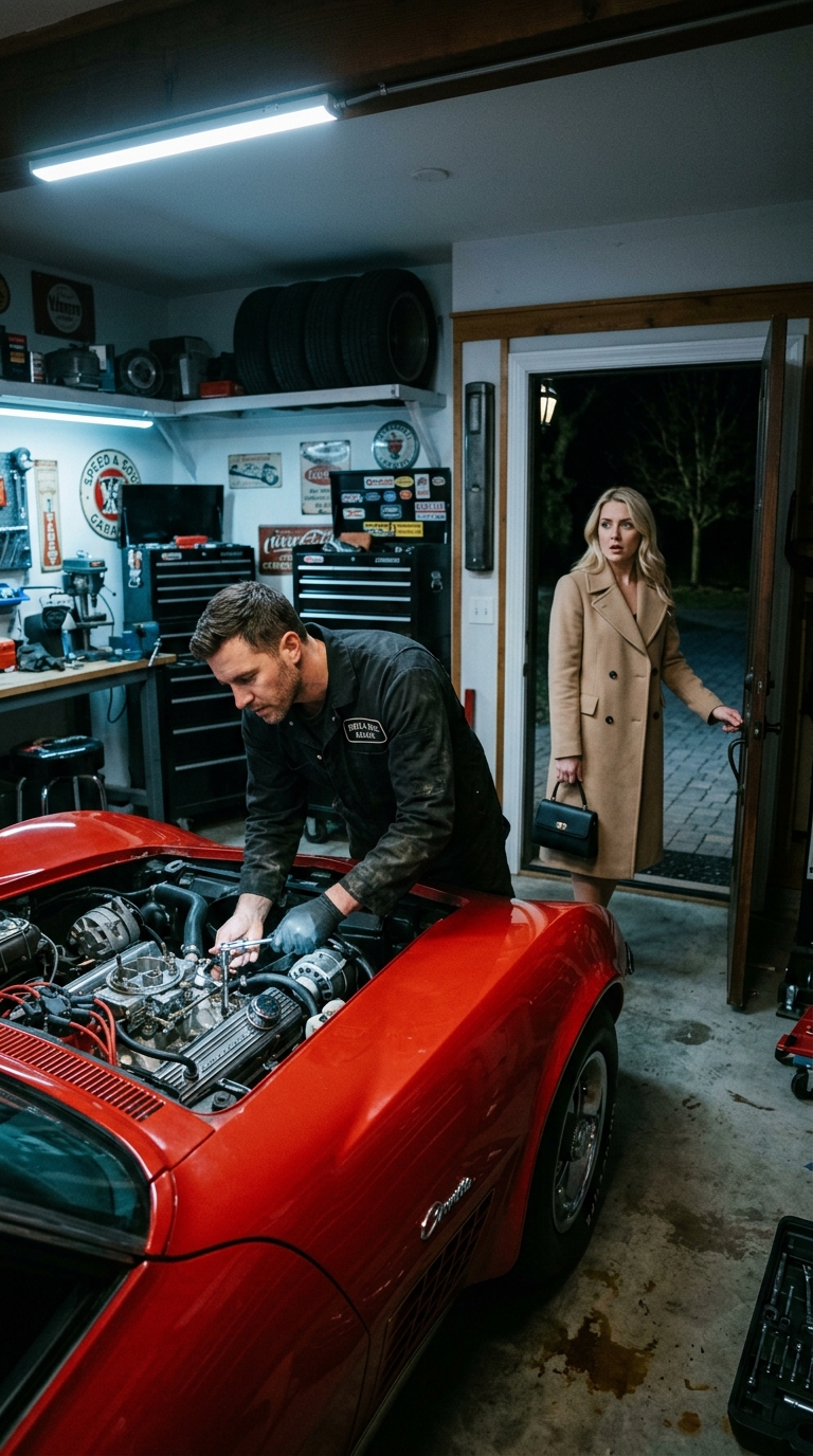 Millionaire’s Ferrari Breaks Down at 3 A.M.—What She Discovers in a Small Repair Shop Changes Three Lives Forever