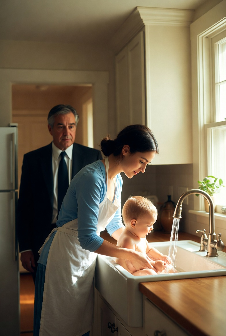 The Millionaire Fired the Maid for Touching His Baby… Minutes Later, She Saved His Life