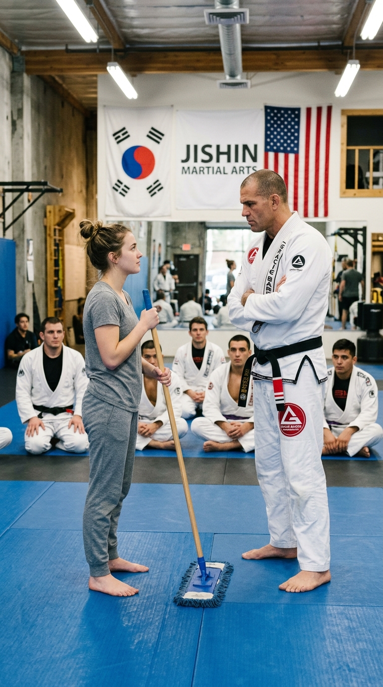 They Mocked the Cleaning Lady—Until She Stepped Onto the Mat and Shocked Everyone