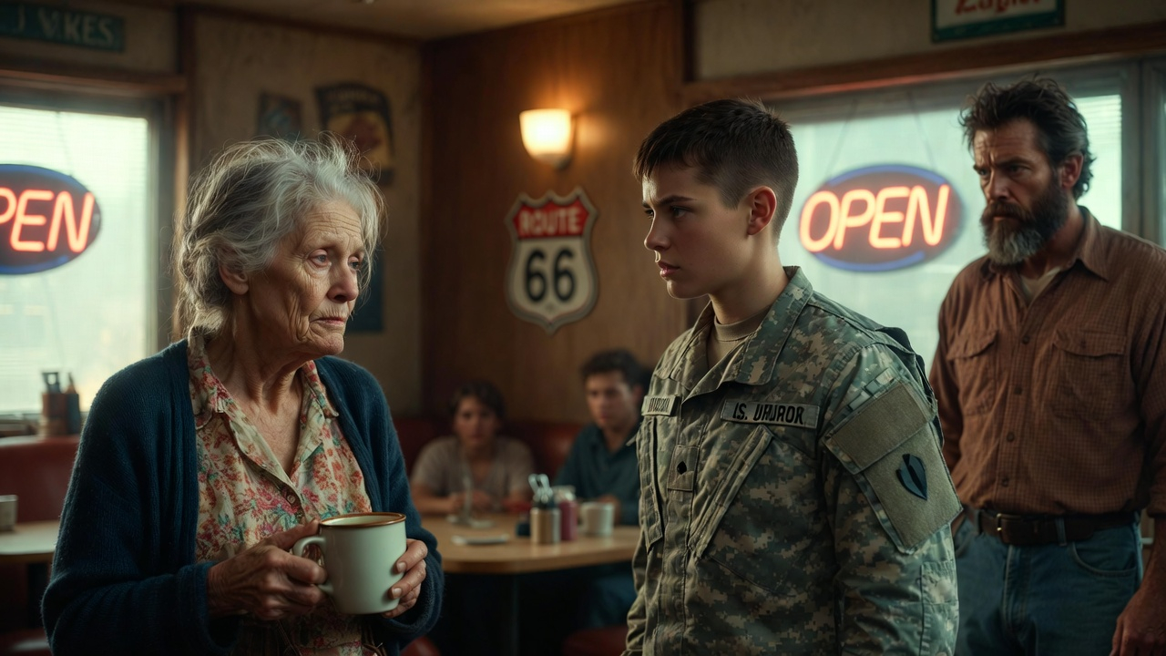 Police Commander Slaps Elderly Waitress—Moments Later, Her Son Triggers a Chain Reaction That Brings Down a Mayor