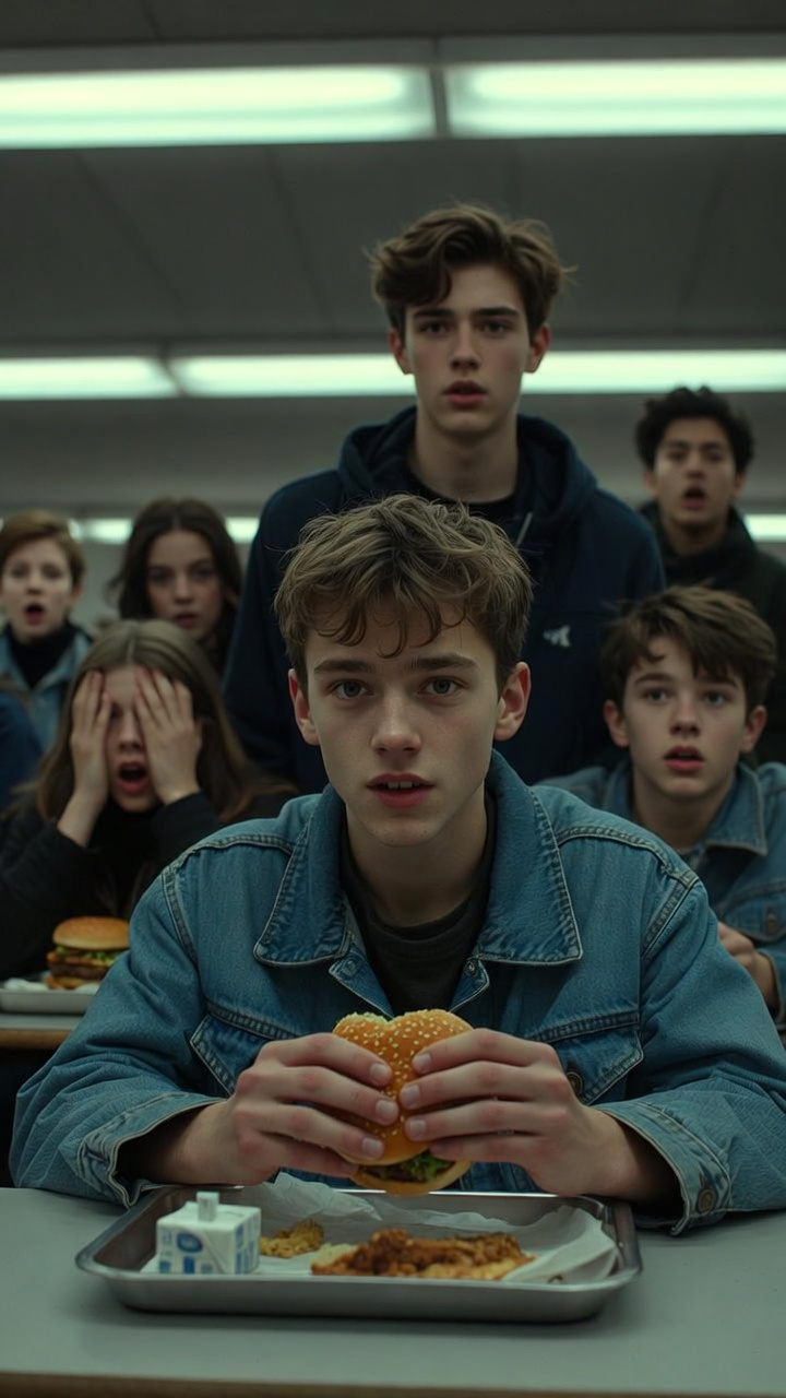 High School Bully Publicly Humiliates Quiet Student—His One Calm Response Leaves the Entire Cafeteria in Silence