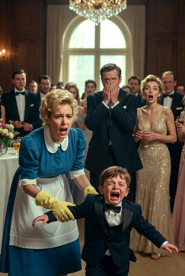 Silent Child Shocks Billionaire’s Party by Calling Housemaid “Mom”—Hidden Recording Exposes Poisoning Plot