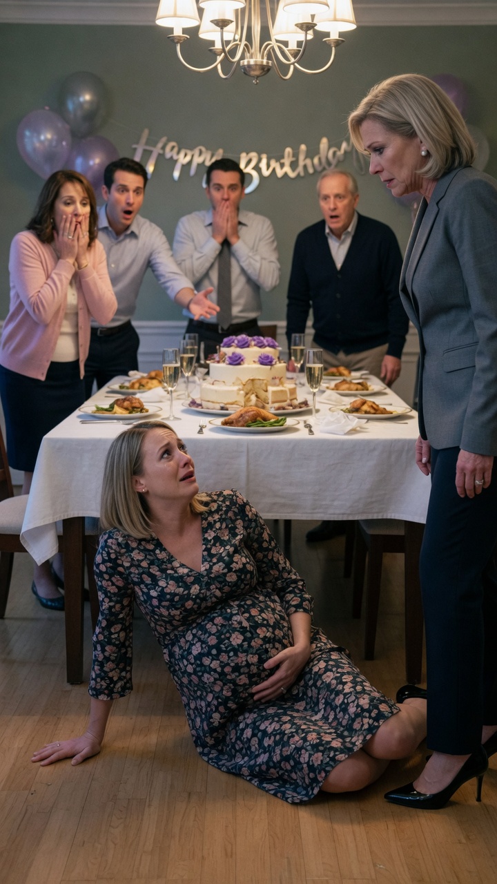 Woman Announces Pregnancy at Husband's Birthday, Mother-in-Law Attacks Her and Reveals a Life-Threatening Secret