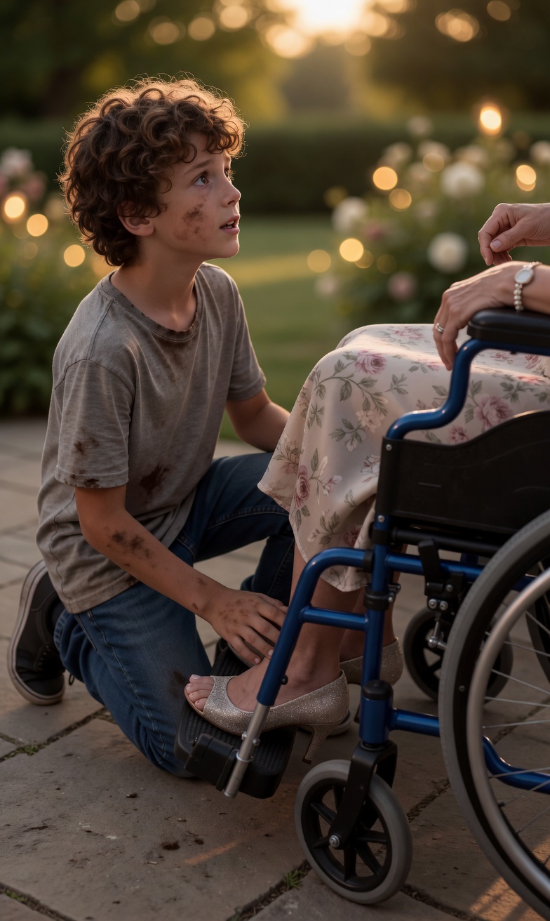 A Hungry Boy Asked for Leftovers and Helped a Woman in a Wheelchair Walk Again