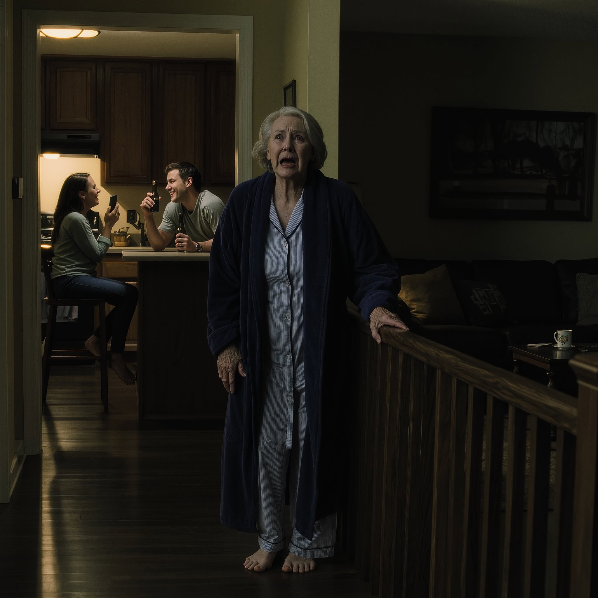 THEY LAUGHED IN MY KITCHEN AND SAID, “WE’RE JUST USING HER UNTIL THE HOUSE IS OURS.” I STOOD IN THE DARKNESS, RECORDED EVERY WORD, AND WAITED UNTIL MORNING TO SHOW THEM WHO HAD ACTUALLY BEEN LIVING ON BORROWED TIME.